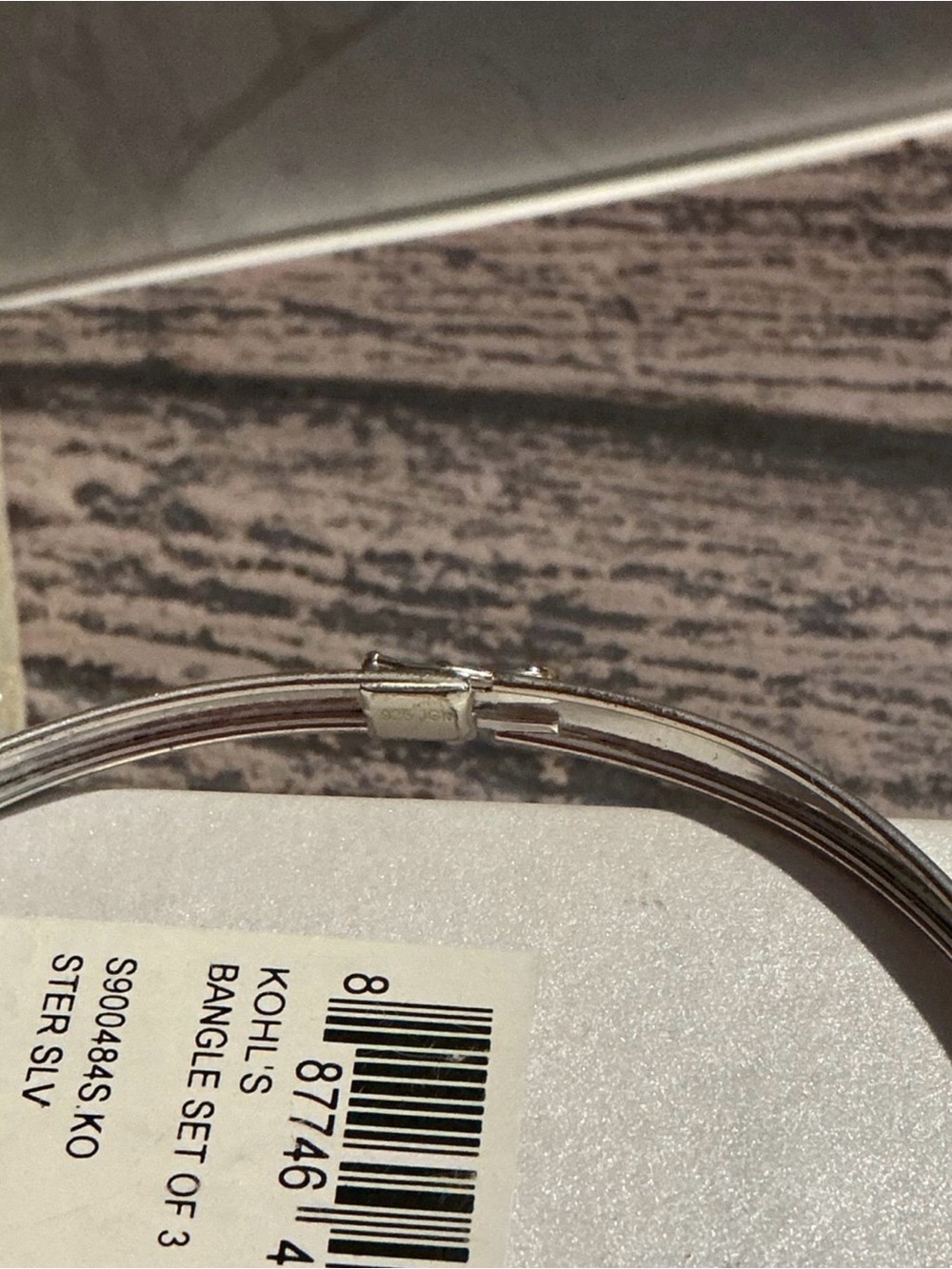 Sterling Silver Bangle Set - Picture 10 of 10